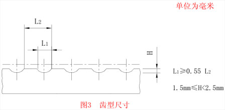 齒型鋼格板在100mm內不少于5個齒